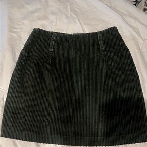 VNTG 80's Corduroy Skirt Paris Sport